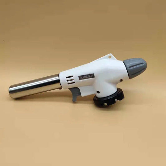 Gas Torch Flame Gun Blowtorch Cooking Soldering Butane Auto-Ignition Torch