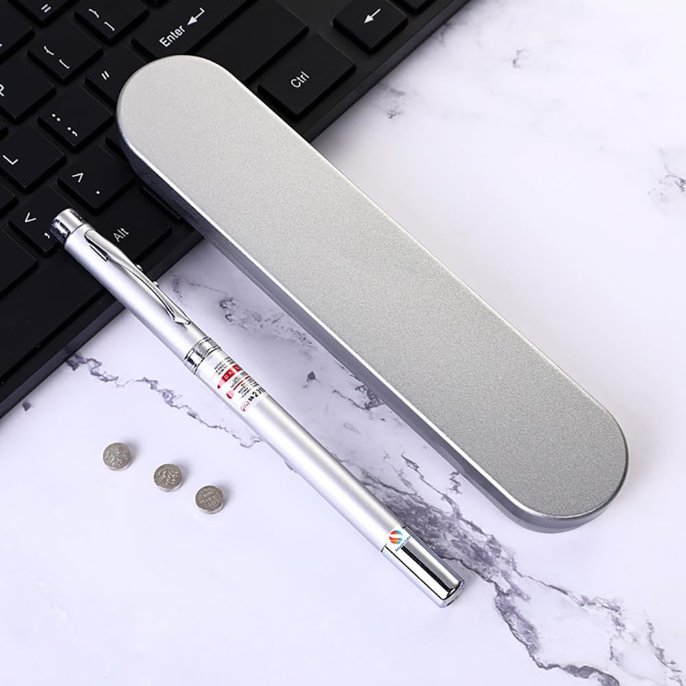 4 in 1 Telescopic Teaching Tool Ball Pen – Red Laser Pointer, Ballpoint Pen, Flashlight & Stylus | Best Gift for Teachers