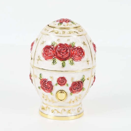 Toothpick Holder – Automatic Press Acrylic Rose Enamel Toothpick Dispenser for Home Decor