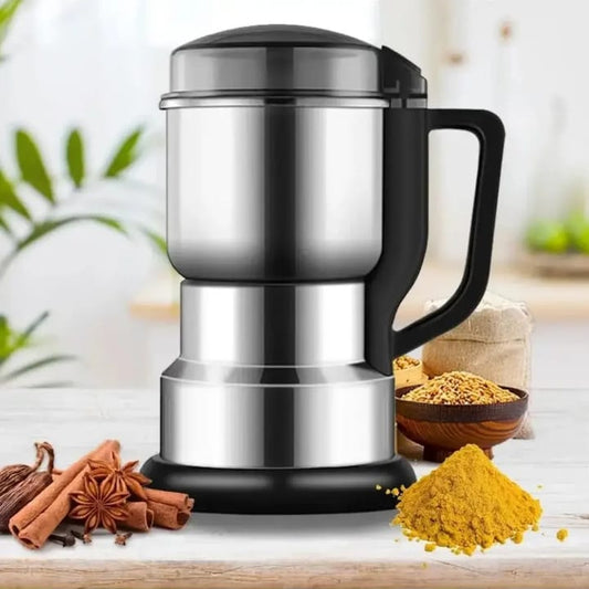 Multifunctional Electric Coffee Bean & Spice Grinder – 1000W Stainless Steel Mini Grinding Machine for Coffee, Pepper, Chili & Dry Food