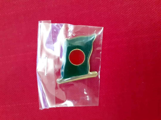Bangladesh National Flag Coat Pin – Stylish Metal Brooch for All Occasions