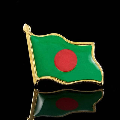 Bangladesh National Flag Coat Pin – Stylish Metal Brooch for All Occasions