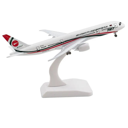 20cm Bangladesh Biman 787 Metal Passenger Airplane Model – Premium Diecast Display Toy