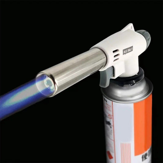 Gas Torch Flame Gun Blowtorch Cooking Soldering Butane Auto-Ignition Torch