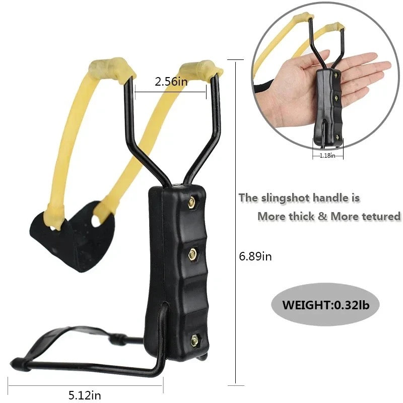 High-Quality Powerful Rubber Slingshot – Precision Outdoor Shooting Catapult for Hunting, Sports & Training