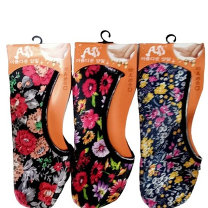 Women’s Warm Slipper Sock Indoor Elastic Socks Anti Slip Floor Socks