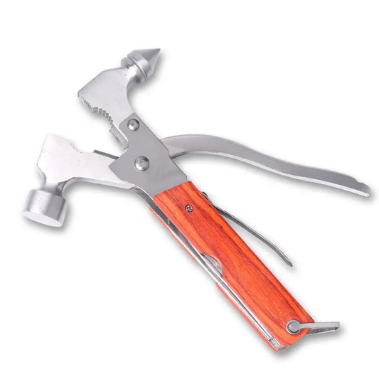 12 in 1 Portable Stainless Steel Outdoor Camping Safety Belt Cutter & Car Window Escape Tool Hammer