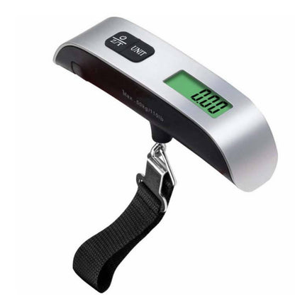 50kg / 110lbs Digital Luggage Scale – Portable Hanging Travel Weighing Scale with LCD Display