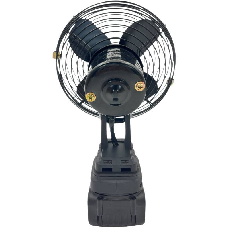 8-Inch Lithium Wireless Portable Fan – Battery Powered Industrial-Grade Cooling Fan for Camping, Home & Restaurant