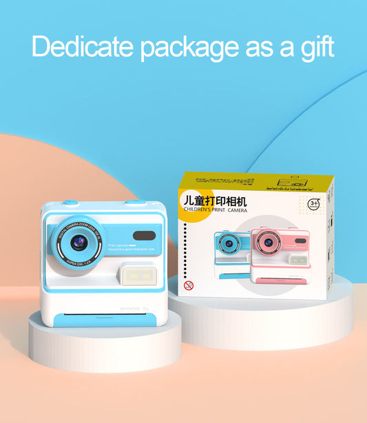 2025 New Arrival Dual Lens Instant Print Camera for Kids Vintage Camera in Travel with Thermal Print Function