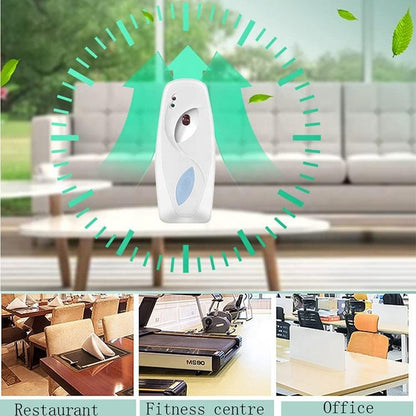 Automatic Air Freshener Spray Dispenser Set – Odor Purifying Fragrance for Home, Office & Car