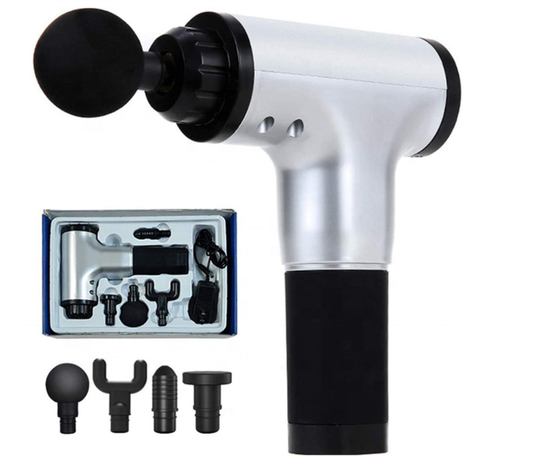 Deep Tissue Mini Muscle Massage Gun – 30-Speed Percussion Therapy Massager for Body & Face