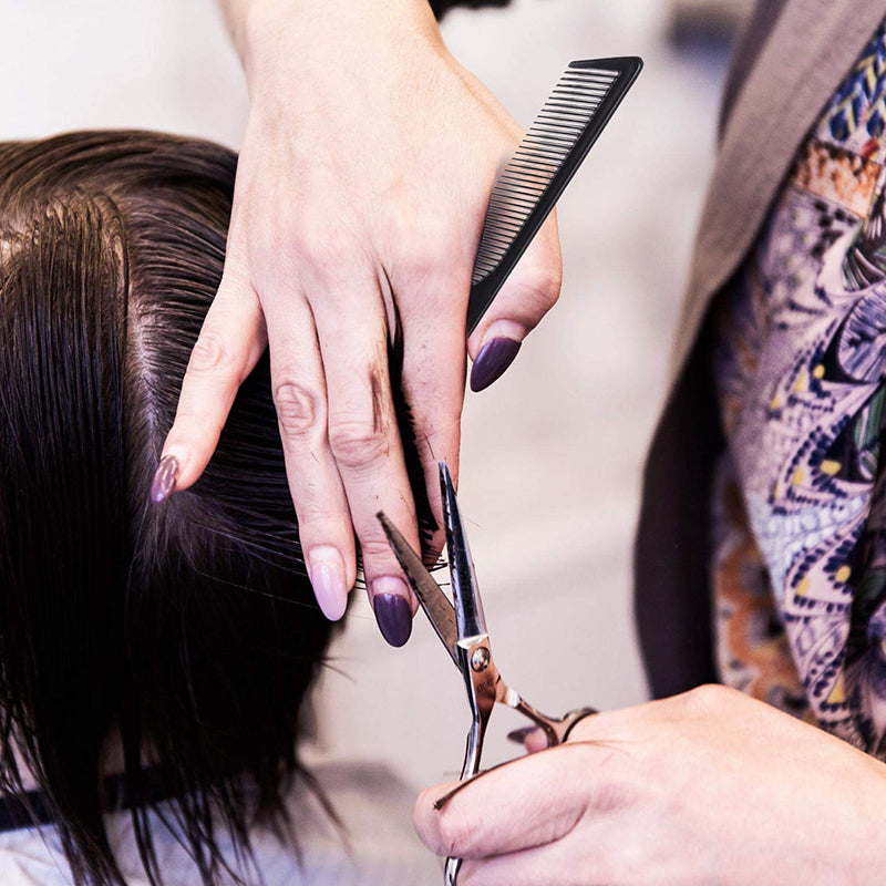 10pcs Professional Hair Styling Brush & Comb Set – Bone Plastic Beard & Hairbrush Kit for Salon & Home Use