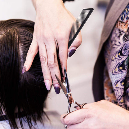 10pcs Professional Hair Styling Brush & Comb Set – Bone Plastic Beard & Hairbrush Kit for Salon & Home Use