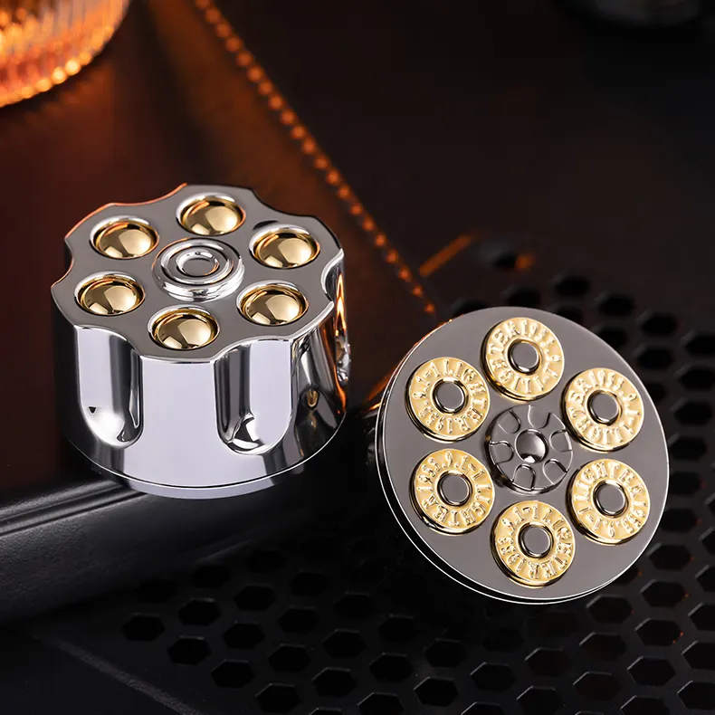 Creative Clip Style Open Flame Lighter Metal Drawing Inflatable Lighter