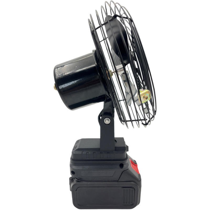 8-Inch Lithium Wireless Portable Fan – Battery Powered Industrial-Grade Cooling Fan for Camping, Home & Restaurant