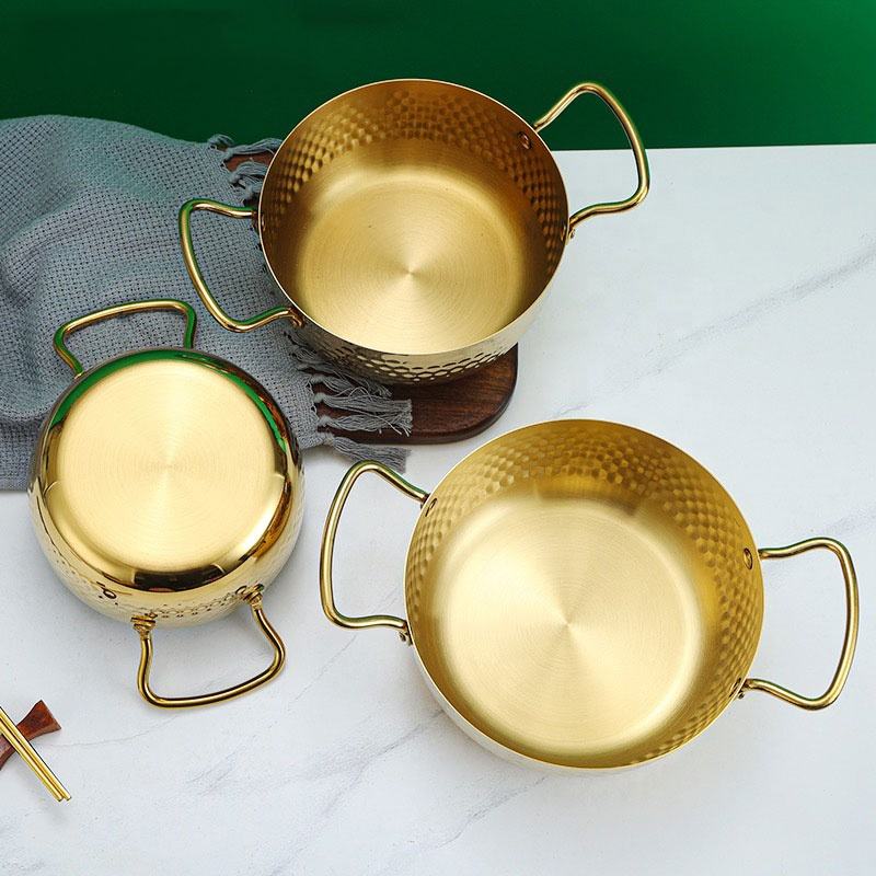 Korean Style 430 Stainless Steel Multifunction Cooking Pot – Large Capacity Soup & Stew Stockpot for Gas & Induction Cooker