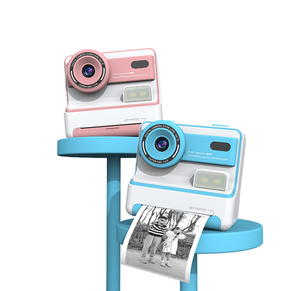 New Kids Dual Lens Instant Thermal Print Retro Camera – Fun Digital Camera with Filter & Full HD Video