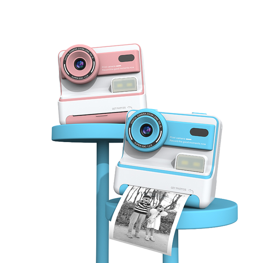 New Kids Dual Lens Instant Thermal Print Retro Camera – Fun Digital Camera with Filter & Full HD Video