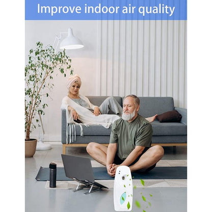 Automatic Air Freshener Spray Dispenser Set – Odor Purifying Fragrance for Home, Office & Car