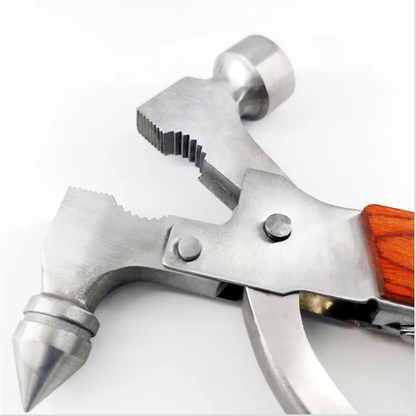 12 in 1 Portable Stainless Steel Outdoor Camping Safety Belt Cutter & Car Window Escape Tool Hammer