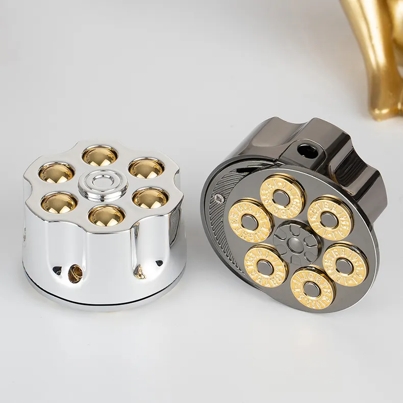 Creative Clip Style Open Flame Lighter Metal Drawing Inflatable Lighter