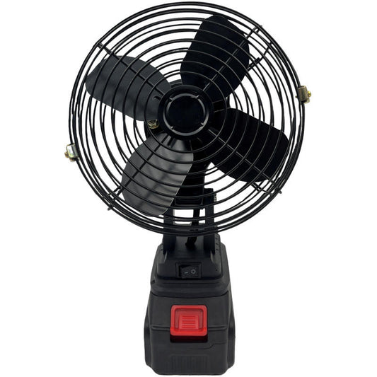 8-Inch Lithium Wireless Portable Fan – Battery Powered Industrial-Grade Cooling Fan for Camping, Home & Restaurant