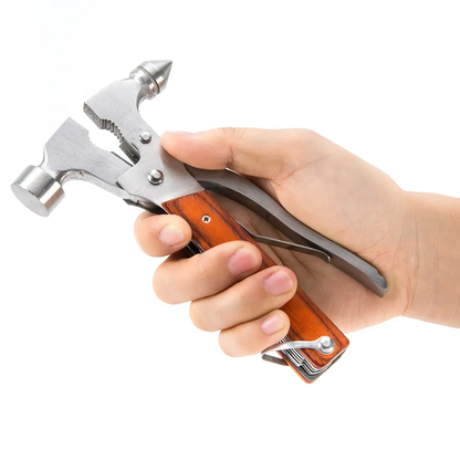 12 in 1 Portable Stainless Steel Outdoor Camping Safety Belt Cutter & Car Window Escape Tool Hammer