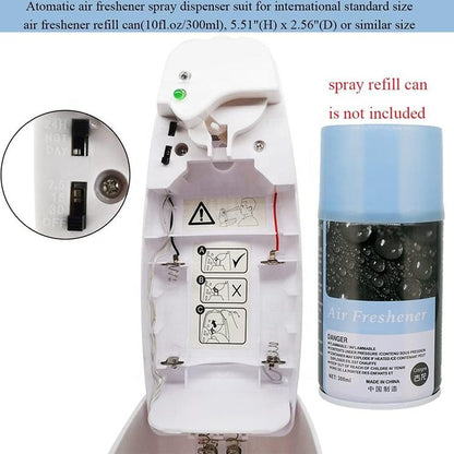 Automatic Air Freshener Spray Dispenser Set – Odor Purifying Fragrance for Home, Office & Car