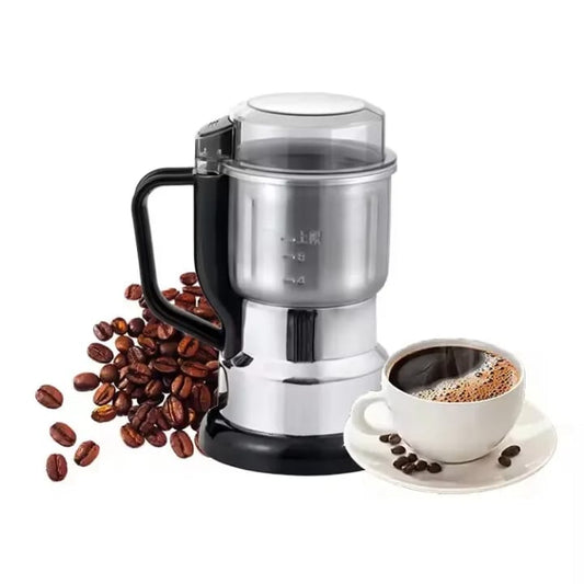 Multifunctional Electric Coffee Bean & Spice Grinder – 1000W Stainless Steel Mini Grinding Machine for Coffee, Pepper, Chili & Dry Food