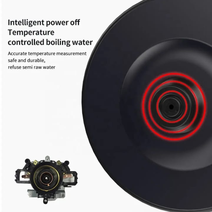 High Quality 2L Glass Electric Kettle – 1500W Fast Boil | Portable Cordless Household Kettle with Auto Shut-Off & Mechanical Control