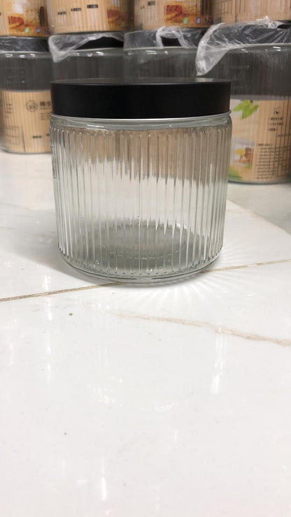 Premium Thickened Glass Storage Jar – 900ml / 1250ml / 1750ml | Airtight & Leak-Proof