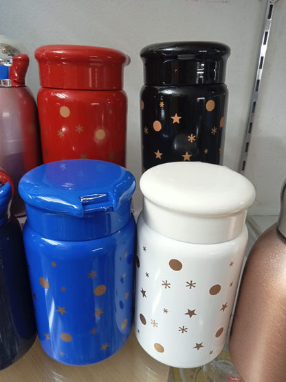 Cute Creative Portable Stainless Steel Insulated Cup 280ml – Thickened Durable 304 Steel Travel Mug (6–12 Hours Thermal Insulation)