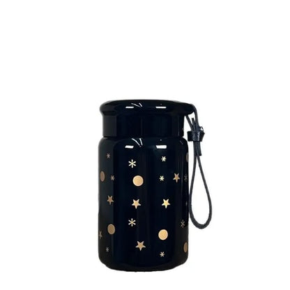 Cute Creative Portable Stainless Steel Insulated Cup 280ml – Thickened Durable 304 Steel Travel Mug (6–12 Hours Thermal Insulation)