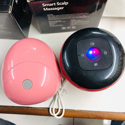 Electric Vacuum Cupping Anti-Cellulite Body Slimming Device with Red Light Heating & Rechargeable Electric Scalp Head Massager – 2 in 1 Health Care Combo