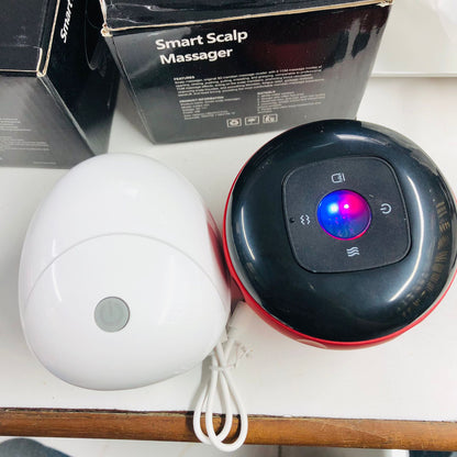 Electric Vacuum Cupping Anti-Cellulite Body Slimming Device with Red Light Heating & Rechargeable Electric Scalp Head Massager – 2 in 1 Health Care Combo