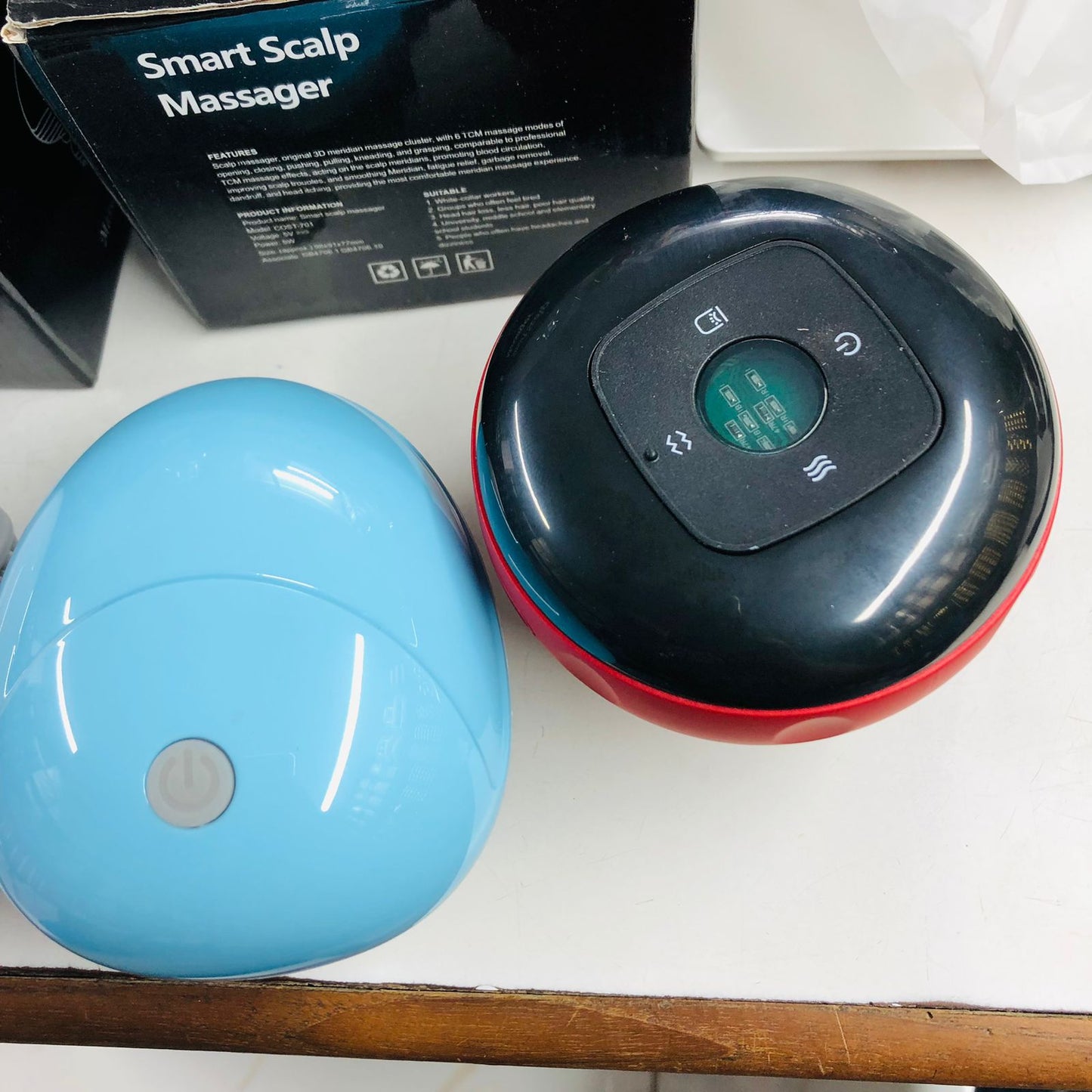 Electric Vacuum Cupping Anti-Cellulite Body Slimming Device with Red Light Heating & Rechargeable Electric Scalp Head Massager – 2 in 1 Health Care Combo