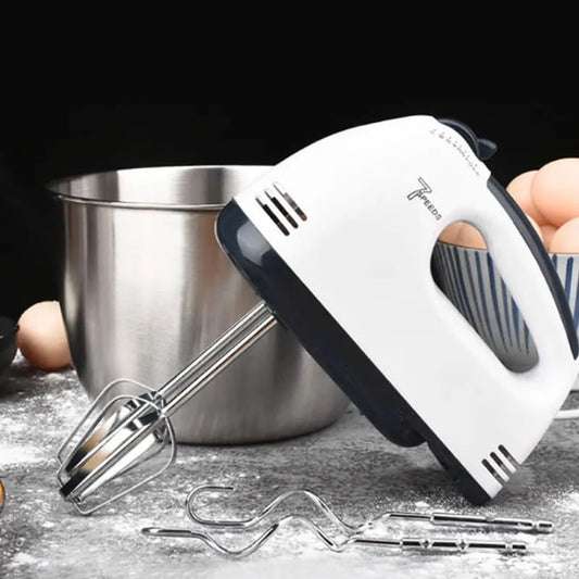 7 Speed Turbo Electric Hand Mixer 260W – High Quality Egg Beater, Whisk & Dough Mixer for Home Kitchen Baking (220V)