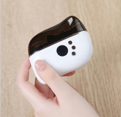 3-in-1 Rechargeable Electric Nail Clipper with Double-Head Nail Lamp – Automatic Nail Trimmer for Baby, Adult & Child (USB Charging, Stainless Steel