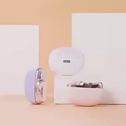 3-in-1 Rechargeable Electric Nail Clipper with Double-Head Nail Lamp – Automatic Nail Trimmer for Baby, Adult & Child (USB Charging, Stainless Steel